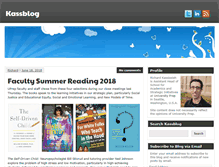 Tablet Screenshot of kassblog.com
